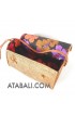 Ata travel sling bag with ribbon handmade ethnic style casual